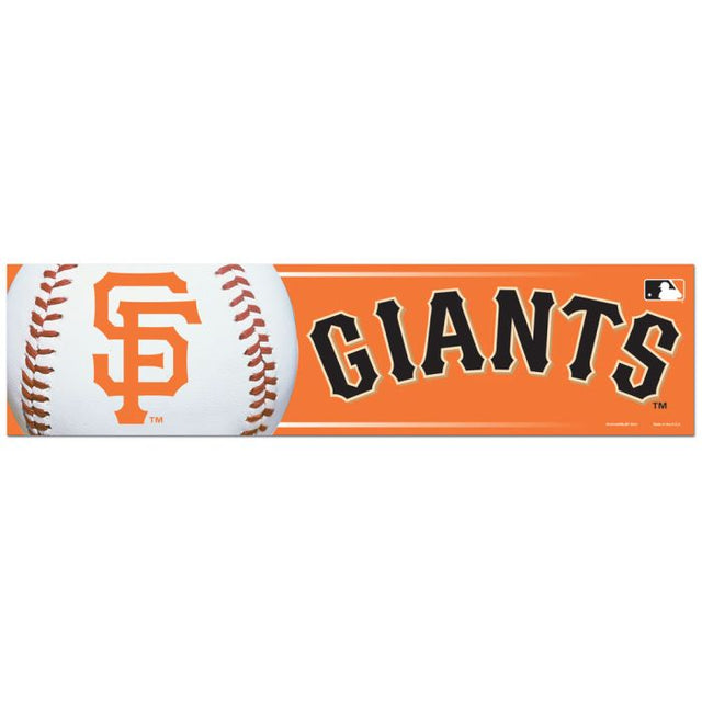 San Francisco Giants Bumper Strip 3" x 12"