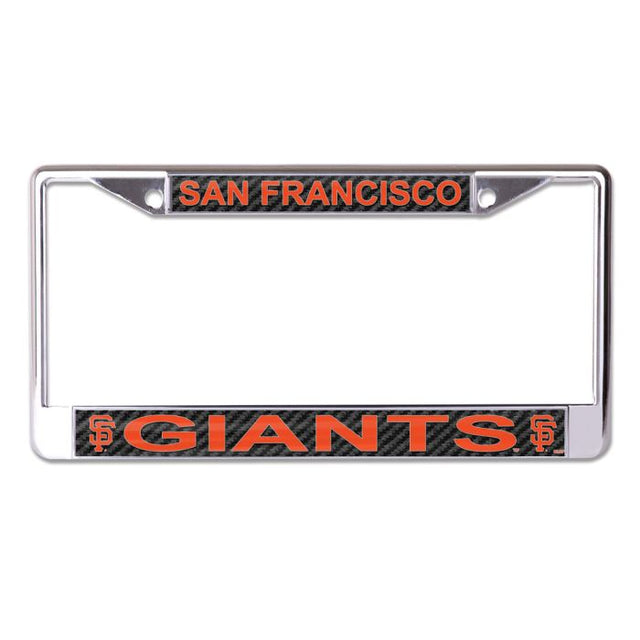 San Francisco Giants CARBON Lic Plt Frame S/L Printed