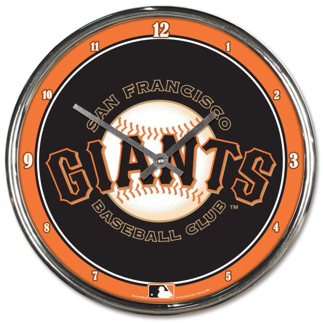 Reloj cromado de los Gigantes de San Francisco