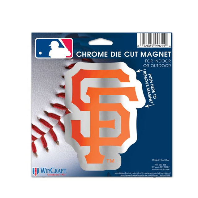 San Francisco Giants Chrome Magnet 5.25 X 5.125