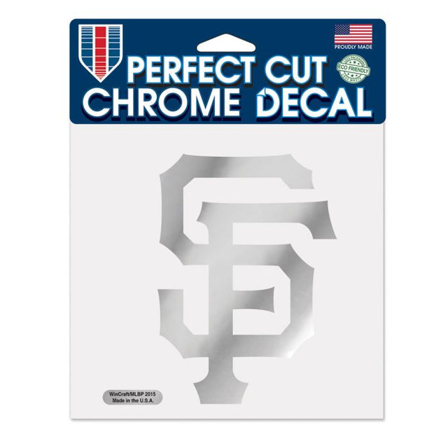 San Francisco Giants Chrome Perfect Cut Decal 6" x 6"