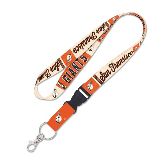 San Francisco Giants / Cooperstown Lanyard w/detachable buckle 1"