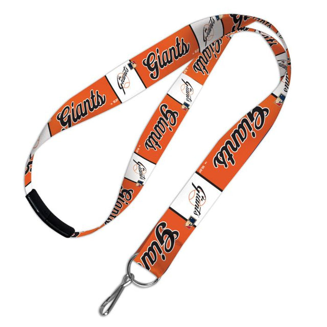 Cordones de los San Francisco Giants/Cooperstown con cierre de seguridad de 1"