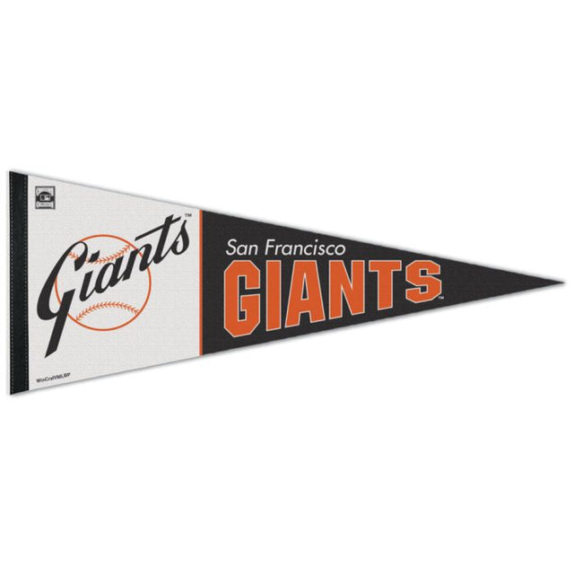 Banderín premium de los San Francisco Giants/Cooperstown de 12" x 30"