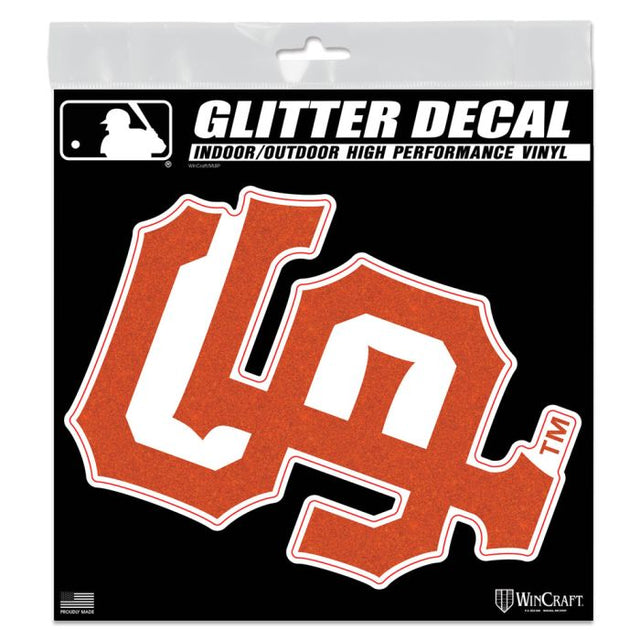 San Francisco Giants Decal Glitter 6" x 6"