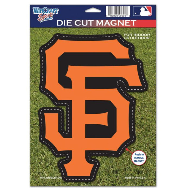 San Francisco Giants Die Cut Logo Magnet 6.25" x 9"