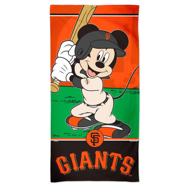 San Francisco Giants / Disney MICKEY Spectra Beach Towel 30" x 60"