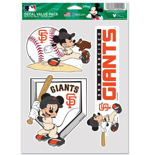 Paquete multiusos para 3 fanáticos de los San Francisco Giants/Disney