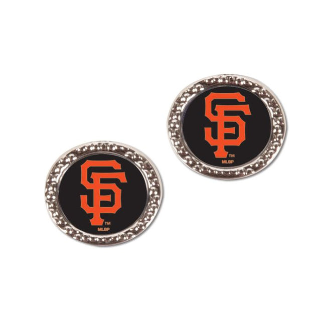 San Francisco Giants Earrings Jewelry Carded Round