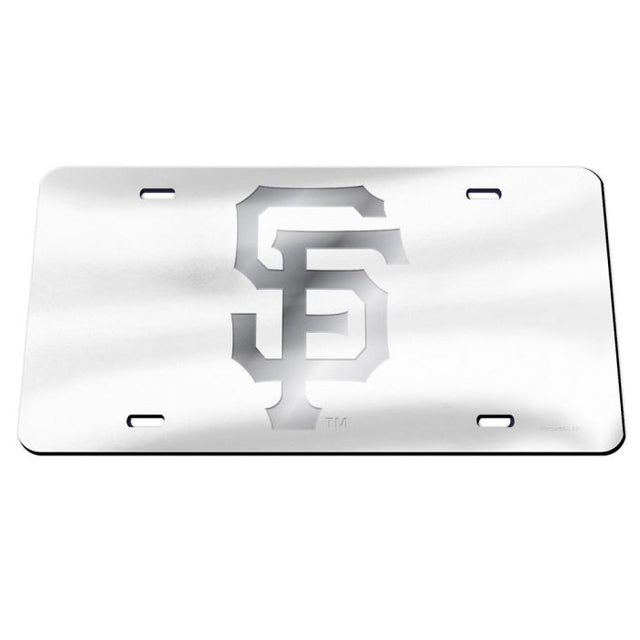 San Francisco Giants FROST Acrylic Classic License Plates