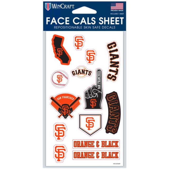 San Francisco Giants Face Cals 4" x 7"