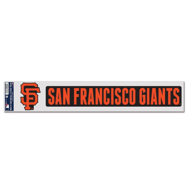 San Francisco Giants Fan Decals 3" x 17"