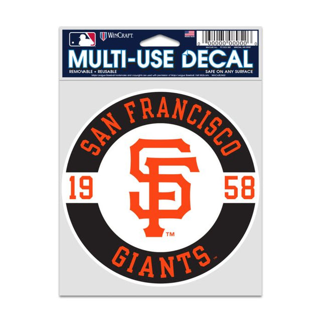 San Francisco Giants Fan Decals 3.75" x 5"