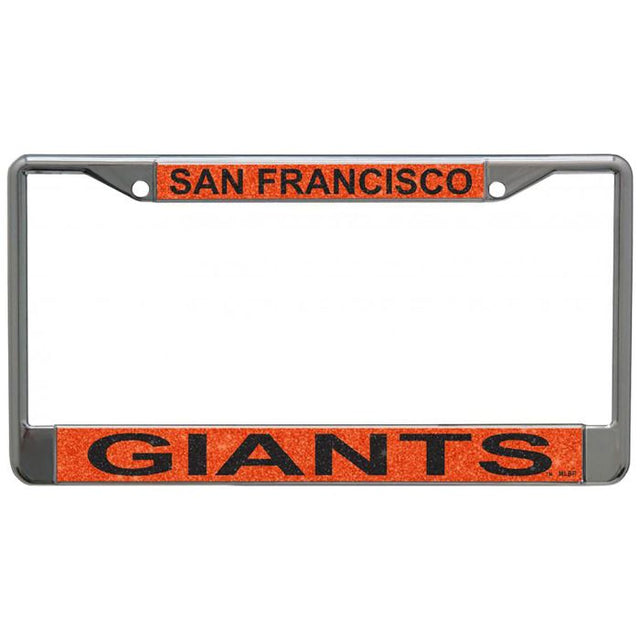 San Francisco Giants GLITTER Lic Plt Frame S/L Printed