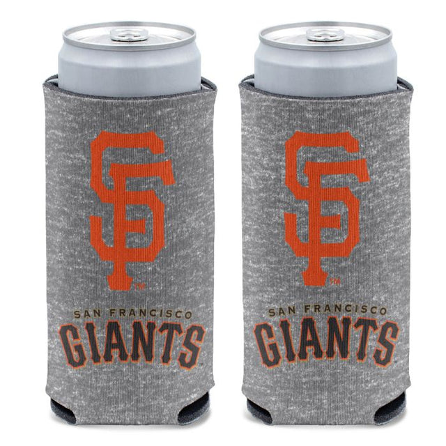 Enfriador de latas delgado de 12 oz color GRIS de los San Francisco Giants