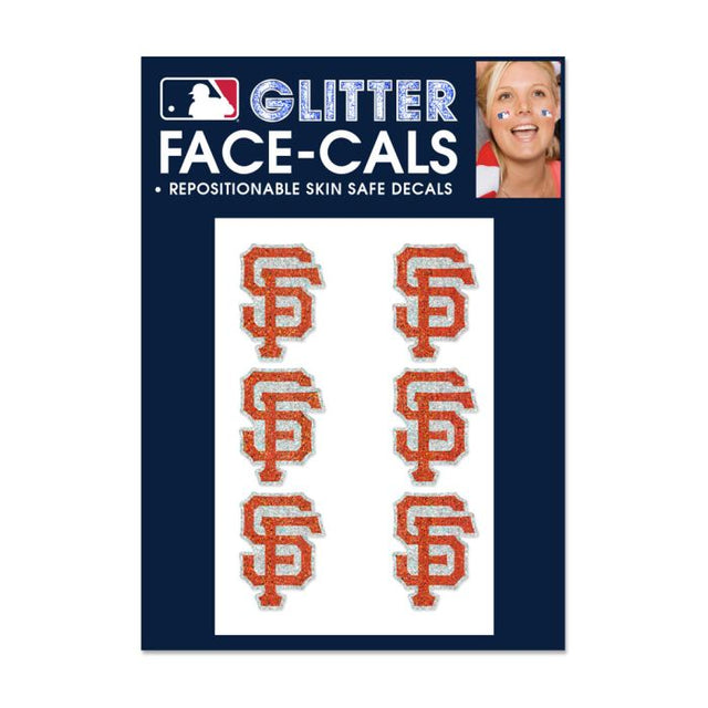 San Francisco Giants Glitter Tattoo 6 Pack