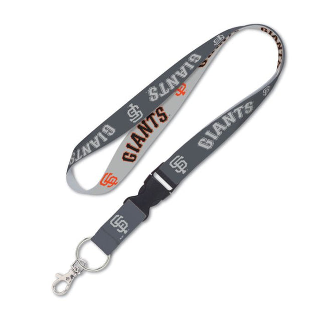 San Francisco Giants Grey Lanyard w/detachable buckle 1"