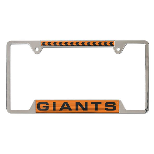 San Francisco Giants Inlaid Metal Lic Plt Frame 4 tab