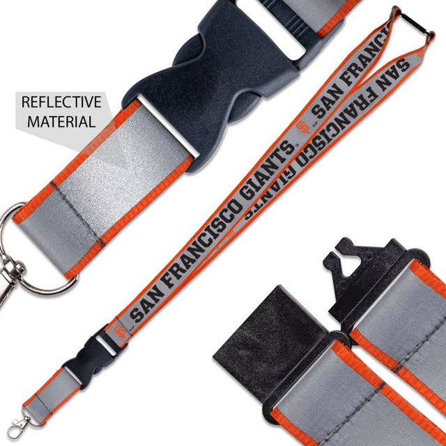 San Francisco Giants Lanyard w/ Buckle Reflective 1"