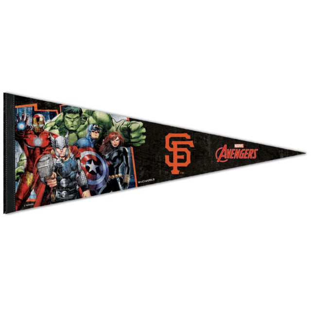 San Francisco Giants / Marvel (c) 2021 MARVEL Premium Pennant 12" x 30"