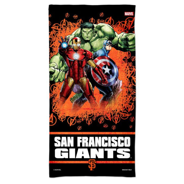 San Francisco Giants / Marvel (c) 2021 MARVEL Spectra Beach Towel 30" x 60"