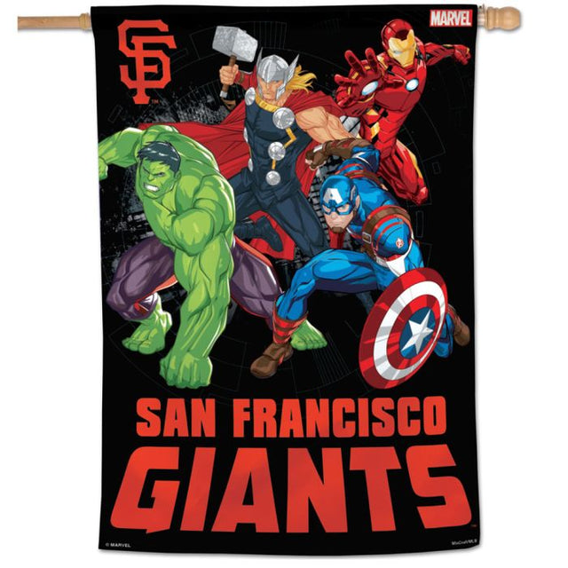 San Francisco Giants / Marvel (c) 2021 MARVEL Vertical Flag 28" x 40"