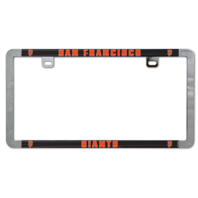 San Francisco Giants Metal Lic. Plate Frame Slim