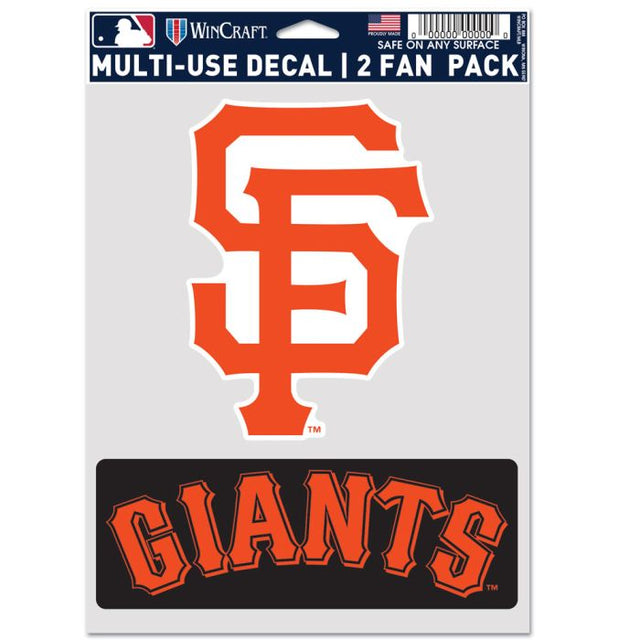 Paquete multiusos para dos aficionados de los San Francisco Giants