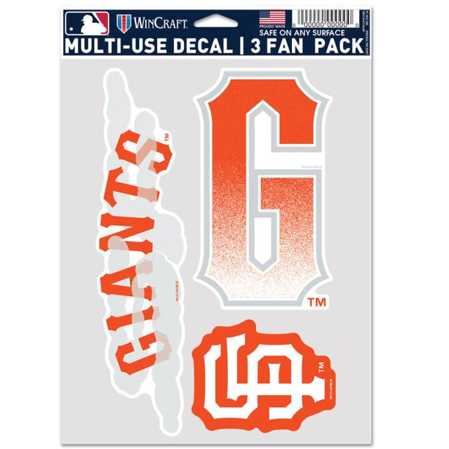 Paquete multiusos para 3 fanáticos de los San Francisco Giants