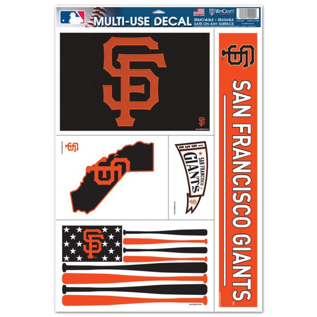 San Francisco Giants Multi Use Decal 11" x 17"