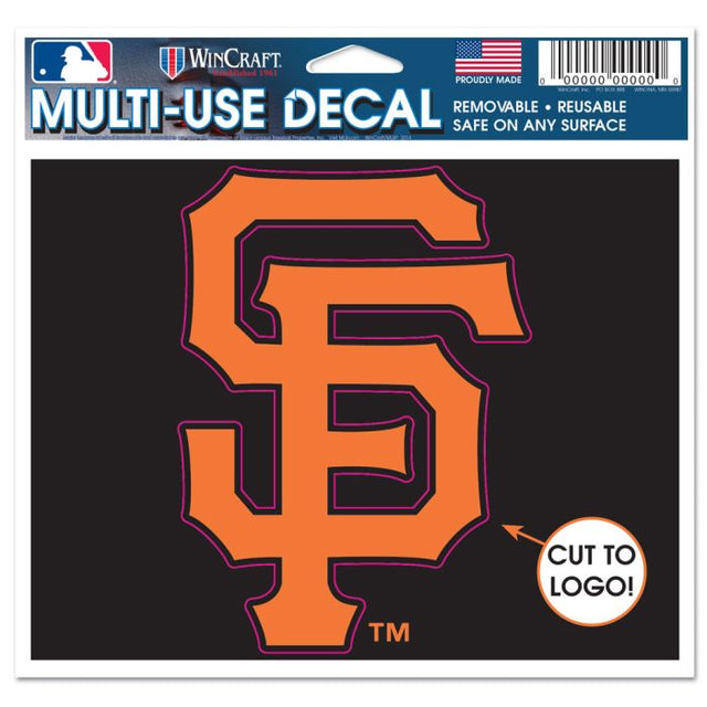 San Francisco Giants Multi-Use Decal - cut to logo 5" x 6"