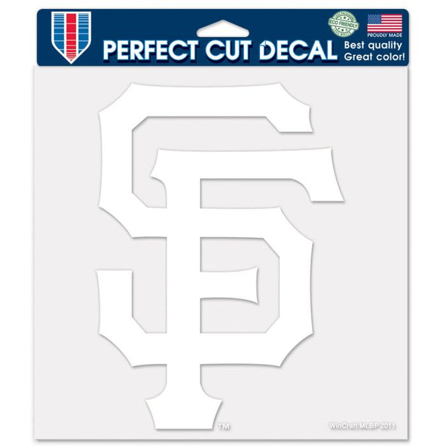 San Francisco Giants Perfect Cut Decals 8" x 8"