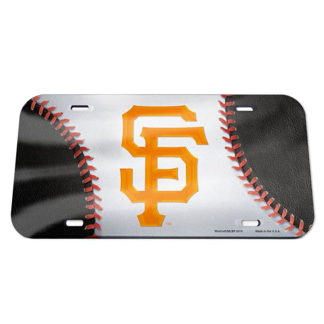 San Francisco Giants Specialty Acrylic License Plate