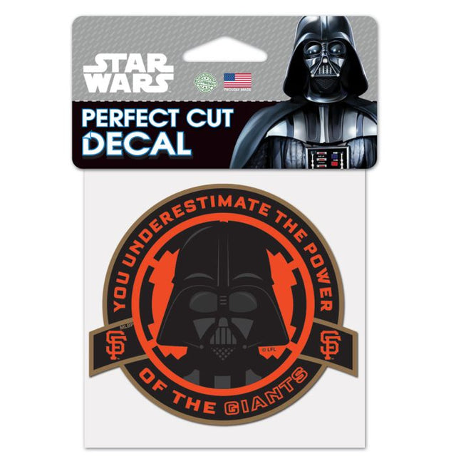 San Francisco Giants / Star Wars Darth Vader Perfect Cut Color Decal 4" x 4"