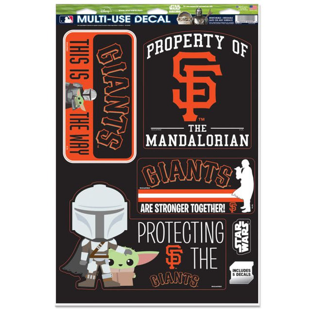 San Francisco Giants / Star Wars Mandalorian Multi-Use Decal 11" x 17"