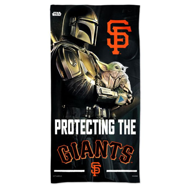 San Francisco Giants / Star Wars Mandalorian Spectra Beach Towel 30" x 60"