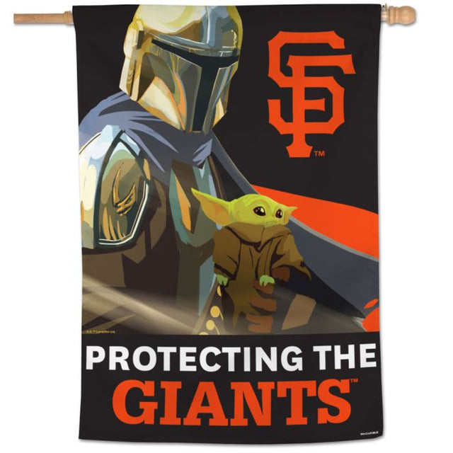 San Francisco Giants / Star Wars Mandalorian Vertical Flag 28" x 40"