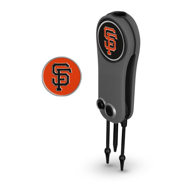 Herramienta y marcadores para reparar navajas automáticas de los San Francisco Giants