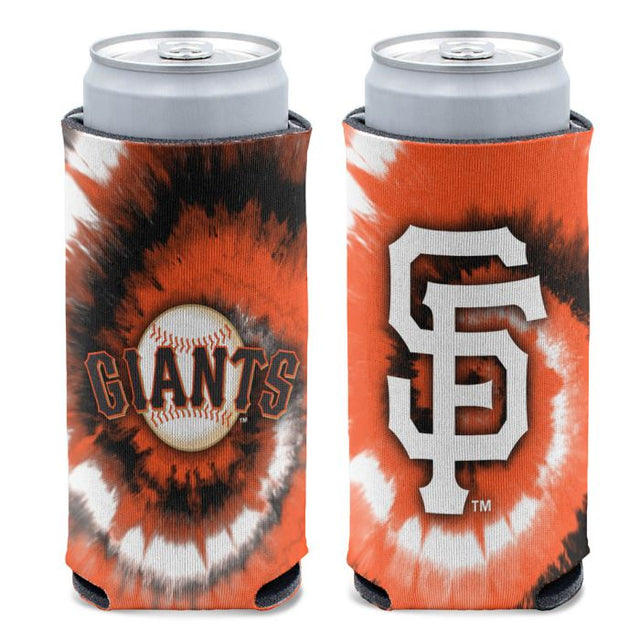 Enfriador de latas delgado de 12 oz con estampado TIE DYE de los San Francisco Giants