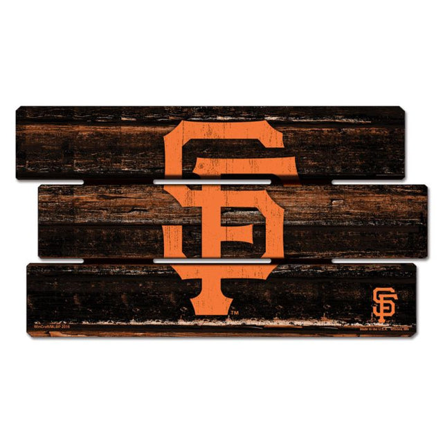 San Francisco Giants Wood Sign 14"x25" 3/8" Thick