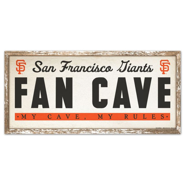 San Francisco Giants Wood Sign 8" x 17"