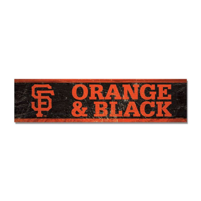 San Francisco Giants Wooden Magnet 1.5" X 6"