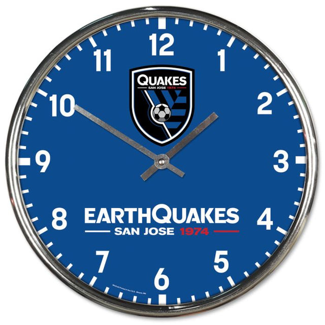 Reloj cromado de los San Jose Earthquakes