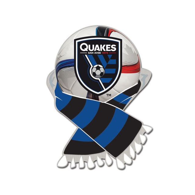 Tarjeta de joyería con pin de colección de los San Jose Earthquakes