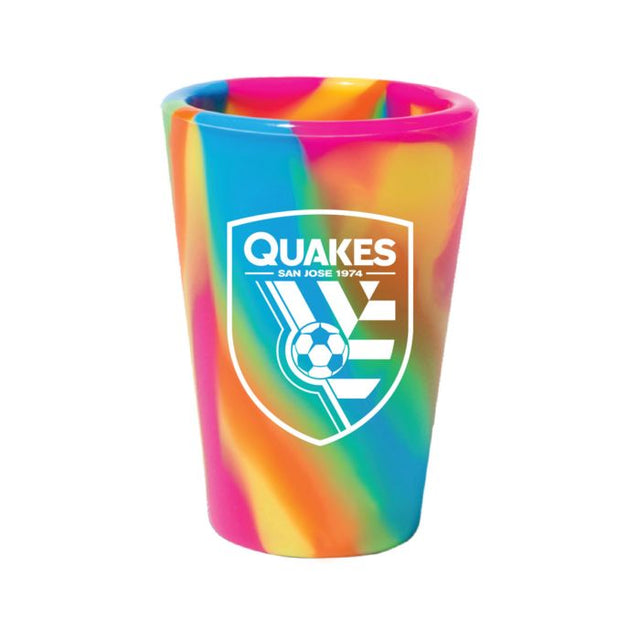 Vaso de chupito de silicona de 1,5 oz HIPPIE HOPS de San Jose Earthquakes