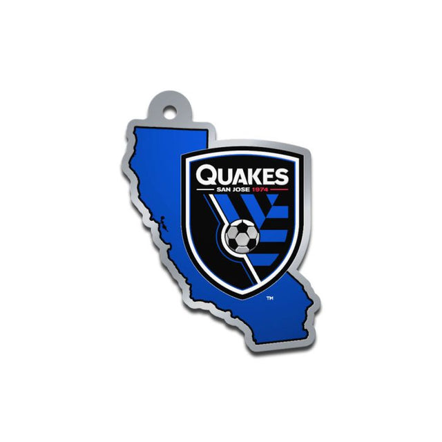 Llavero de los San Jose Earthquakes de forma libre