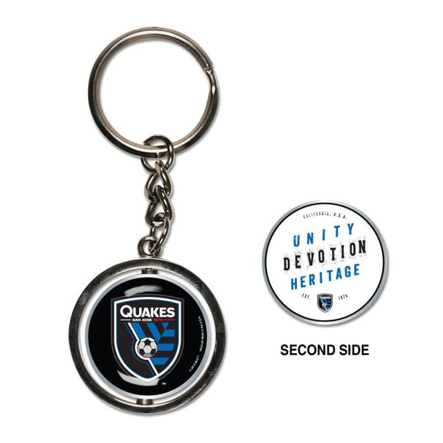 Llavero giratorio de los San Jose Earthquakes