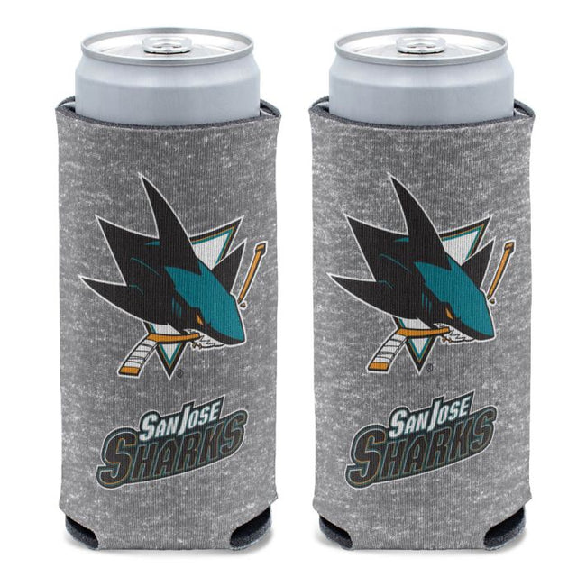 Enfriador de latas delgado de 12 oz de San Jose Sharks