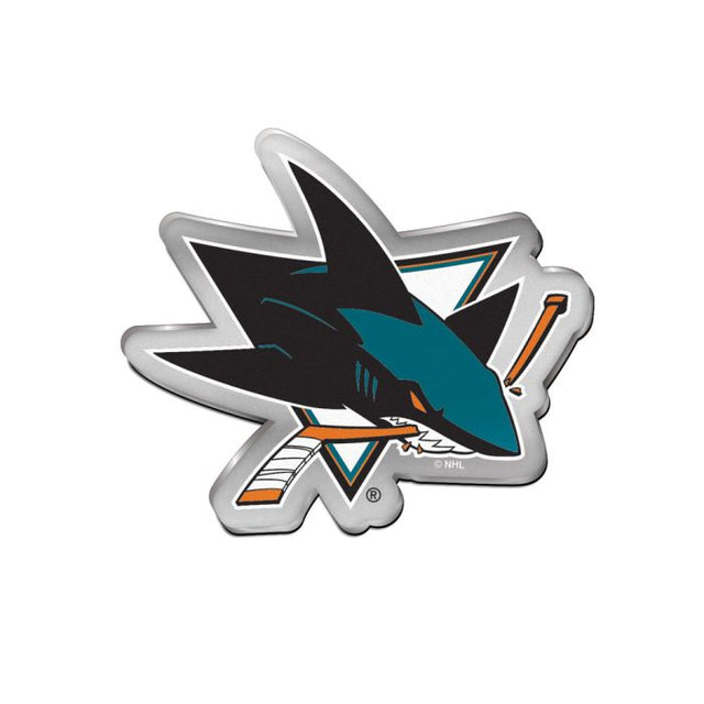 Emblema acrílico para automóvil de los San Jose Sharks