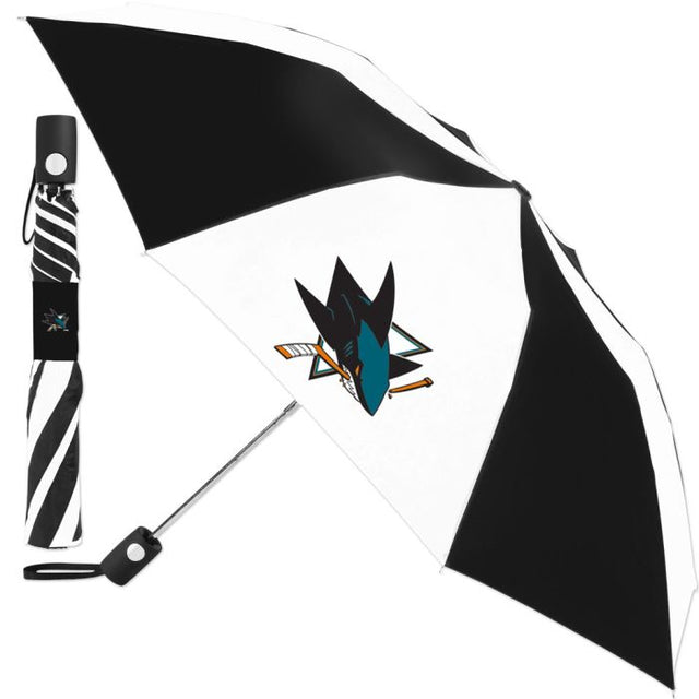 Paraguas plegable automático de los San Jose Sharks